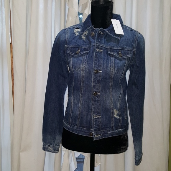 KanCan Jackets & Blazers - KanCan Distressed Denim Jacket